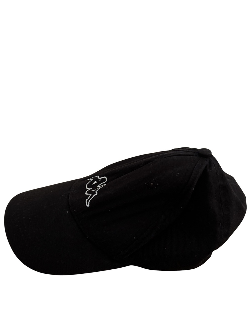 Kappa Black Cap with White Embroidered Logo - Picture 2 of 4